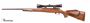 Picture of Used Weatherby Mark V Bolt Action Rifle, 30-06, Deluxe Walnut Monte Carlo Stock, With Leupold VX-3 3.5-10x40, Good Condition