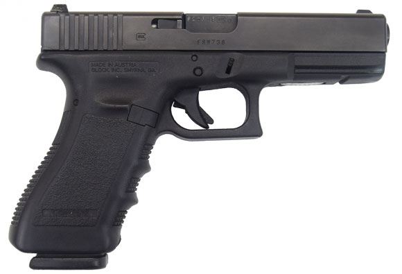 Picture of Glock 22 Gen3 Standard Safe Action Semi-Auto Pistol - 40 S&W, 4.49", Black, 2x10rds, 5.5lb