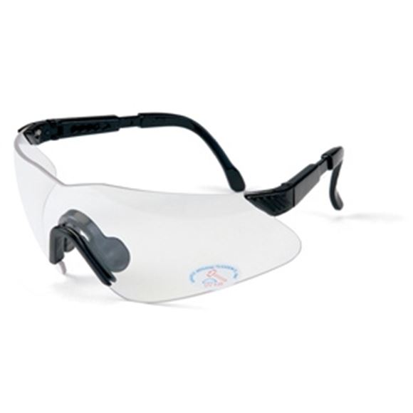 Picture of GH UNEX Safety Supplies, Safety & Sport Glasses - Safety Glasses, Clear Lens & Black Frame
