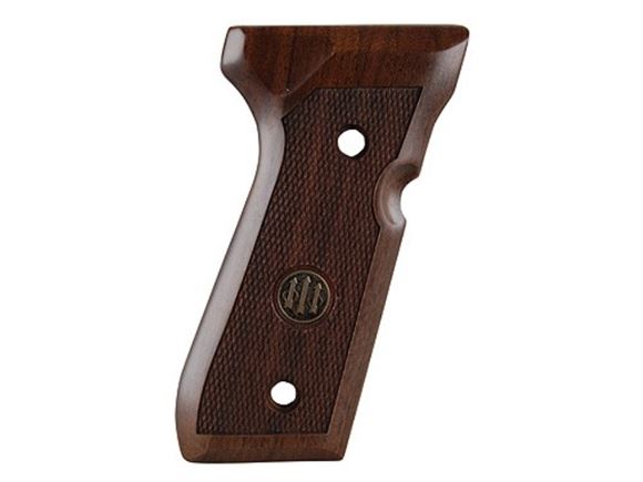 Picture of Beretta Handgun Grips - 92 Series Wood Grips w/ Medallion