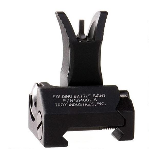 Picture of Troy Industries Backup Iron Sights, Folding Front - M4 Folding BattleSight, Black