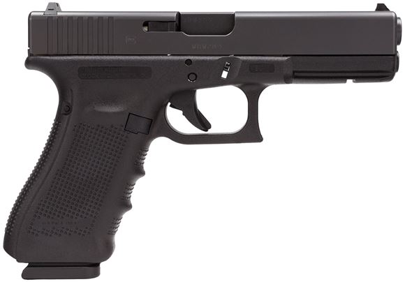 Picture of Glock 17C Gen4 Compensated Safe Action Semi-Auto Pistol - 9mm, 4.48", Black, 3x10rds, Fixed Sight, 6.5lb, Compensated