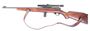 Picture of Used Mossberg 152 Semi Auto 22LR Rifle, Wood Stock, Fold Down Forend, JC Higgins 4x Scope, 1 Magazine, Good Condition
