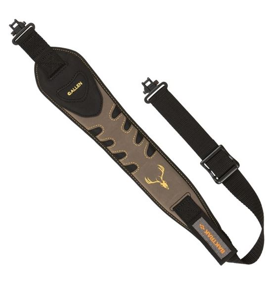 Picture of Allen Shooting Accessories, Gun Slings - BakTrak Ridgeway Rifle Sling, Brown/Black, Adjustable