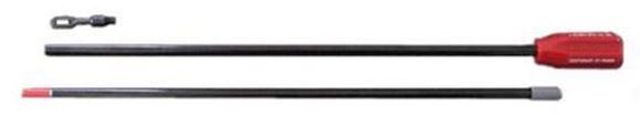Picture of J. Dewey Gun Cleaning Rods, Nylon Coated Rods, Shotgun Nylon Coated Rods - All Shotgun Gauges, 34", 2-Piece, 5/16x27 Female Threads, w/SL Patch Loop