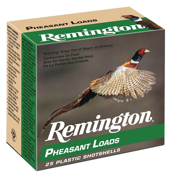Picture of Remington Upland Loads, Pheasant Loads Shotgun Ammo - 20Ga, 2-3/4", 2-3/4 DE, 1oz, #5, 250rds Case, 1220fps