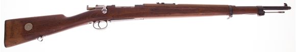 Picture of Used Waffenfabrik Mauser Oberndorf M96 Carbine, Bolt Action 6.5x55, 1900 Swedish Mauser 23.5"(600mm) barrel Full Military Wood, Matching Numbers, Very Good Condition