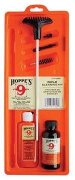 Picture of Hoppe's No.9 Cleaning Kits - Rifle Kit w/Aluminum Rod, (.30, 30-06, 30-30, .303, .308, .32, 8mm), Solvent, Lube