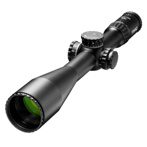 Picture of Steiner Tactical Riflescopes - T5Xi, 5-25x56mm, 34mm, Matte Black, 1st Focal Plane, Special Competition Reticle (SCR), 1cm Click Value, Resettable Turrets w/2nd Rotation Indicator, Locking Diopter, Side Parallax Adjustment, Illuminated, Throw Lever, Wate