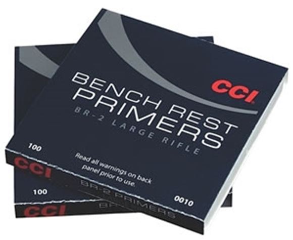 Picture of CCI Primers, Benchrest Rifle Primers - BR-2, Large Rifle Primers, 1000ct Brick