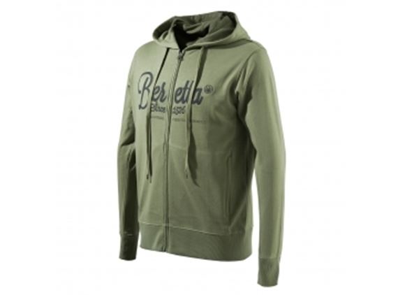 Picture of Beretta Clothing, Hoodies -  Mens Corporate Patch Sweatshirt, Amry Green, L