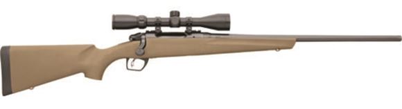 Picture of Remington Model 783 Flat Dark Earth Scoped Bolt Action Rifle - 30-06 Sprg, 22", Carbon Steel, Button-Rifled, Magnum Contour, Matte Blue, Flat Dark Earth Synthetic Stock w/Pillar-Bedded, 5rds, CrossFire Adjustable Trigger, SuperCell Recoil Pad, w/3-9x40mm