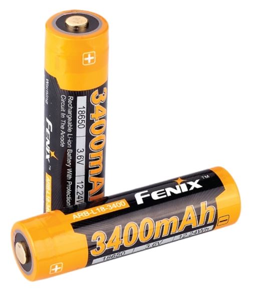 Picture of Fenix Accessories, Rechargeable Battery - ARB-L18, Rechargeable 18650 Li-ion Battery, 3.6V, 3400mAh
