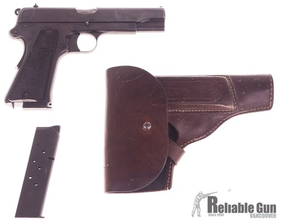 Picture of Used Radom VIS Mod 35 Semi-Auto 9mm, German Waffenampts, With 2 Mags & Leather Holster, Very Good Condition