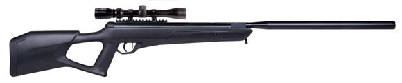 Picture of Benjamin Trail Single Shot Break Action Air Rifle - 22cal, Black Synthetic Stock, Up to 1100FPS, Nitro Piston 2, 3-9x32 Centerpoint Scope