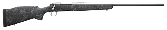 Picture of Remington Model 700 Long Range Stainless Bolt Action Rifle - 7mm Rem Mag, 26", Heavy Contour, Matte Stainless Steel, Bell and Carlson M40 Tactical Stock w/Aluminum Bedding Block, 3rds, X-Mark Pro Adjustable Trigger