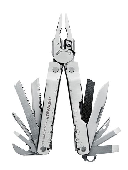 Picture of Leatherman MultiTool, Super Tool 300 - 19 Tools, Weight 9.6 oz | 272.15 g, 3.2" 420HC Blade, Standard Sheath