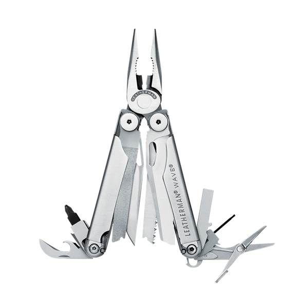 Picture of Leatherman MultiTool, Wave - 17 Tools, Weight 8.5 oz | 241 g, 2.9" 420HC Main Blade, Standard Sheath