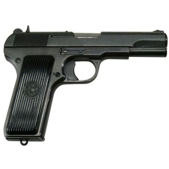 Picture of Zastava M57 Single Action Semi-Auto Pistol - 7.62x25mm, 116mm, Blue, Polymer Grips, 9rds, Fixed Iron Sights, Yugoslav Military Surplus