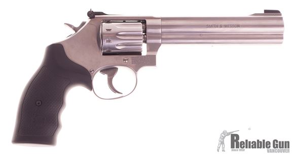 Picture of Used Smith & Wesson Model 617-6 .22 Lr Revolver, 10 Shot, Stainless, Original Case, Excellent Condition