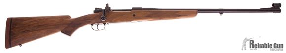 Picture of Used Mauser 98 Bolt-Action .404 Jeffery, Refinished With Custom Stock & Redfield Peep Sight, Very Good Condition
