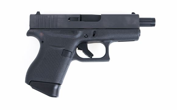 Picture of Consignment Glock 43 Subcompact Safe Action Semi-Auto Pistol - 9mm, 107mm, Black, 2x6rds, Fixed Sight, 5.5lb