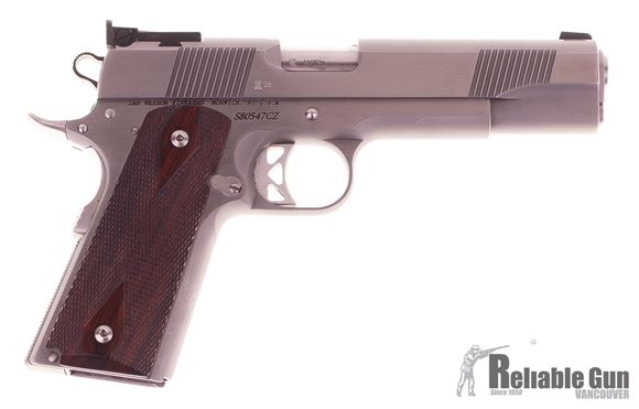 Picture of Used Dan Wesson PM7-45 Semi-Auto .45ACP, 5" Barrel Stainless, Target Sights, With 2 Mags & Original Case, Good Condition