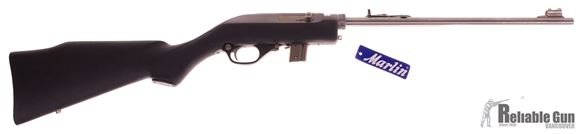 Picture of Used Marlin 70PSS Papoose 22 lr Semi Auto Rifle, Original Bag, Excellent Condition