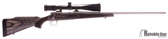 Picture of Used Remington 700 Bolt-Action Rifle - .257 Weatherby, Stainless/Laminate, With Zeiss Conquest 6.5-20x50mm Scope, Excellent Condition
