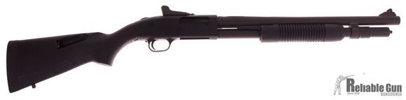 Picture of Used Mossberg 590A1 Pump-Action Shotgun - 12ga, 3" Chamber, 18" Barrel, Ghost Ring Sights, With Magazine Extension & Speedfeed Stock, Good Condition