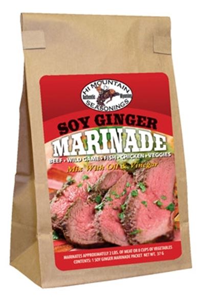 Picture of Hi Mountain Seasoning - Soy Ginger Marinade, 37g Pack