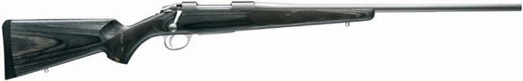 Picture of Sako 85 Hunter Laminated Stainless (Grey Wolf) Bolt Action Rifle - 338 Win Mag, 24-3/8", Stainless Steel, Cold Hammer Forged, Light Hunting Contour, Grey Laminated Matte Oil Walnut Stock w/Palm Swell, 4rds, 2-4lb Adjustable Trigger