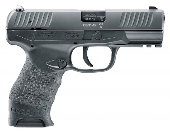 Picture of Walther Creed Semi Auto Pistol - 9mm Luger, 4.25", Tenifer Coating, Accessories Rail, 3x10rds, 3 Dot Sights