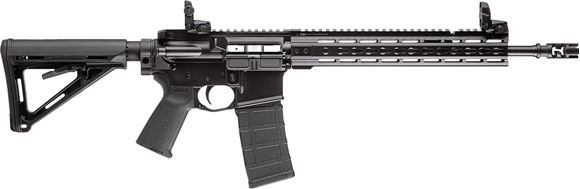 Picture of Primary Weapons Systems (PWS) M116 Mod 2 Semi-Auto Rifle - 223 Wylde, 14.5", Long Stroke Piston, 12" PicMod Handguard, BCM Furniture & Trigger, FSC Muzzle Brake, Ambidextrous Controls, 5rds, Black
