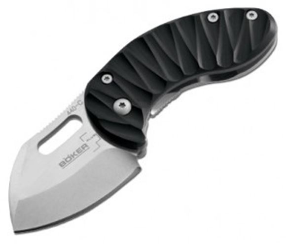 Picture of Boker Plus Folding Blade Knives - Nano Folding Blade Knife, 1-7/8", 440C Stainless, Frame Lock , Black, 2.9 oz