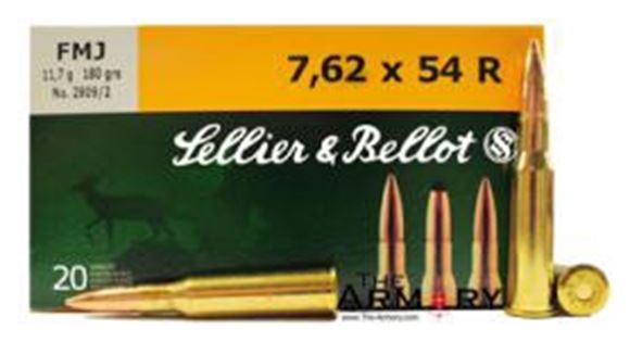 Picture of Czech Surplus Rifle Ammo - 7.62x54R, 147Gr, FMJ, Corrosive, 880rds Case