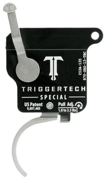 Picture of Trigger Tech, Remington 700 Primary Trigger - Stainless,  Frictionless Trigger, Curved, Single Stage, 1.5-4lbs