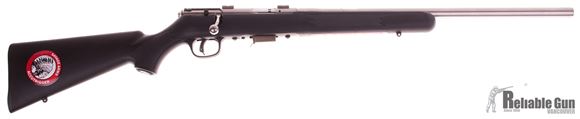 Picture of Used Savage 93 FVSS Bolt Action Rifle - 22 WMR, 21" Stainless Heavy Barrel, Accutrigger, 5rd Mag, Salesman Sample