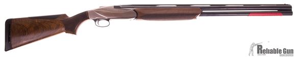 Picture of Used Benelli 828u Over-Under 12ga, 3" Chambers, 28" Barrels, Silver Engraved Receiver, With 5 Chokes & Factory Case, As New Condition Unfired