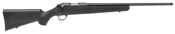 Picture of Sako Quad Rimfire Bolt Action Rifle - 17 HMR, 22", Blued, Free Floating Cold Hammer Forged Hunting Contour Barrel, Black Synthetic Stock, 5rds, Single Stage 2-4lb Adjustable Trigger