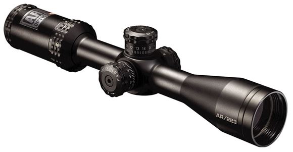 Picture of Bushnell AR Optics Riflescopes - 4.5-18x40mm, 1", Matte Black, Drop Zone-308 BDC, Tactical Target Style Turrets, 1/4 MOA Click Value, Side Parallax Focus, Fully Multi-Coated, Waterproof/Fogproof/Shotckproof