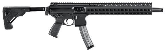 Picture of SIG Sauer MPX Semi Auto Carbine - 9mm Luger, 16", Hard Coat Anodized, Aluminum KeyMod Handguard, Muzzle Device, Folding Collapsing Stock, 5/30rds, Ambidextrous Controls