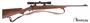 Picture of Used Winchester Ranger Bolt Action Rifle, 30-06 SPRG, Bushnell Fixed 4 Power Scope, 22" Blued Barrel, Wood Stock, Fair Condition