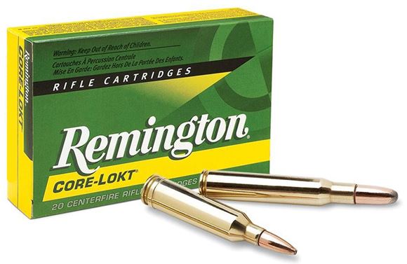 Picture of Remington Core-Lokt Centerfire Rifle Ammo - 30-06 Sprg, 220Gr, Core-Lokt, Soft Point, 200rds Case