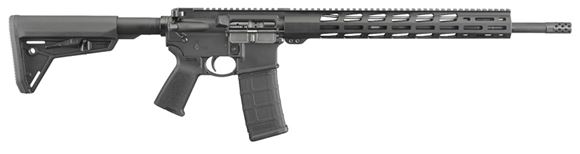 Picture of Ruger AR-556 MPR Semi Auto Rifle - 5.56x45mm, 18", 1:8" RH, Type III Hard Coat Anodized, Free-Float M-LOK Handguard, Magpul MOE SL Furniture, Black
