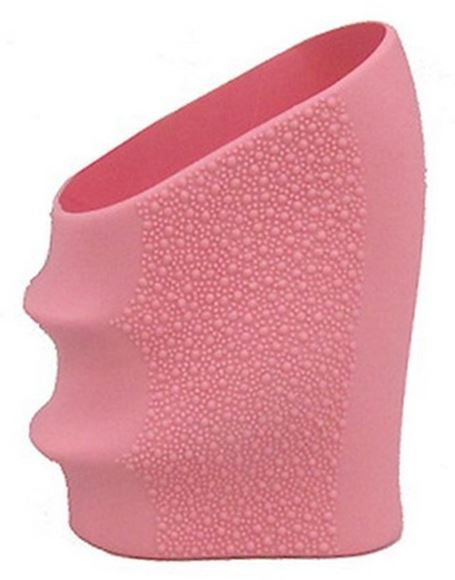 Picture of Hogue Handgun Grips, Handall Universal Grip Sleeves, Handall Universal Grips For Glock/HK USP/Many More - Handall Full Size Grip Sleeve, Pink