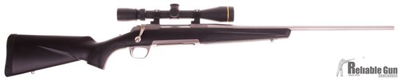 Picture of Used Browning X-Bolt Stainless Stalker Bolt Action Rifle, 30-06 Sprg, Leupold VX-3I CDS 3.5-10x40mm, Talley Rings, 1 Mag, Excellent Condition