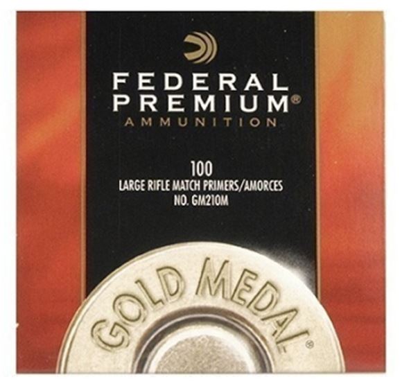 Picture of Federal Components, Federal Premium Gold Medal Centerfire Primers - Large Rifle Match, 1000ct Brick