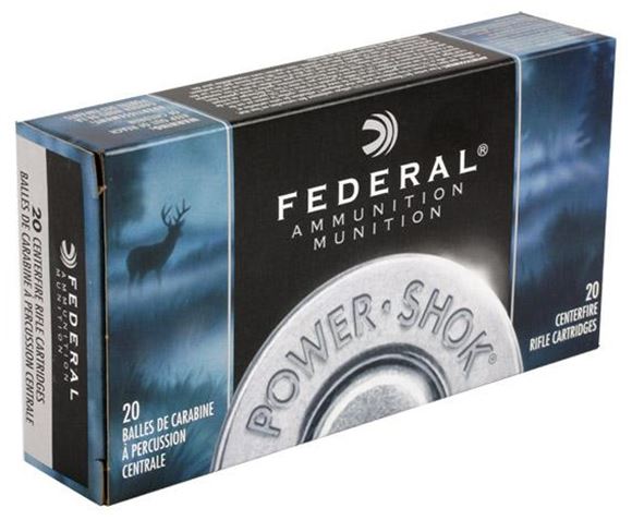 Picture of Federal Power-Shok 6.5x55 Swedish 140gr SP MollyC, SP Molly Coat, 200rd Case