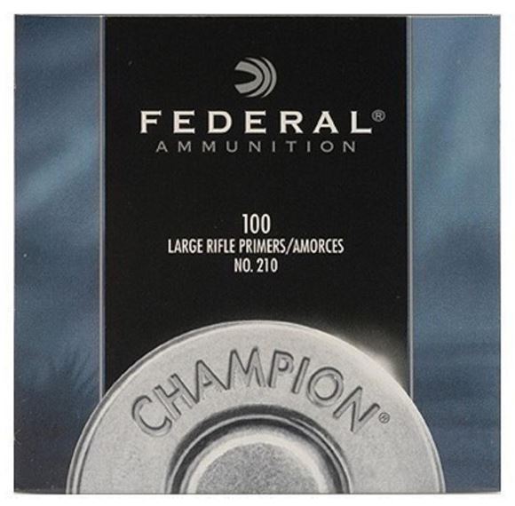 Picture of Federal Components, Champion Centerfire Primers - #210, Large Rifle Primers, 1000ct Brick